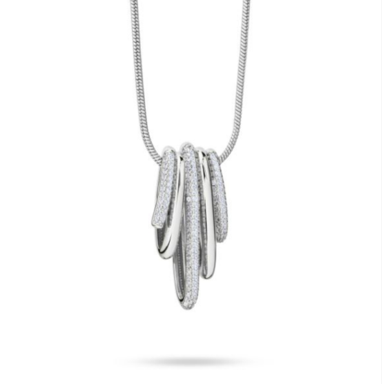 Halskette Boccadamo Dame Starry in Bronze Cubic Zirconia XGR774 - XGR774